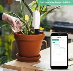 Аналізатор вологості та температури ґрунту бездротовий Bluetooth